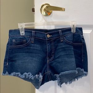 Flying monkey denim shorts
